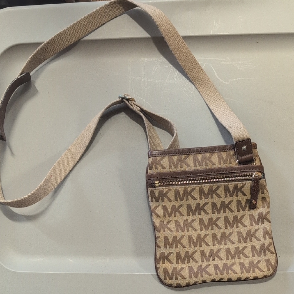 Michael Kors Beige Crossbody Bag